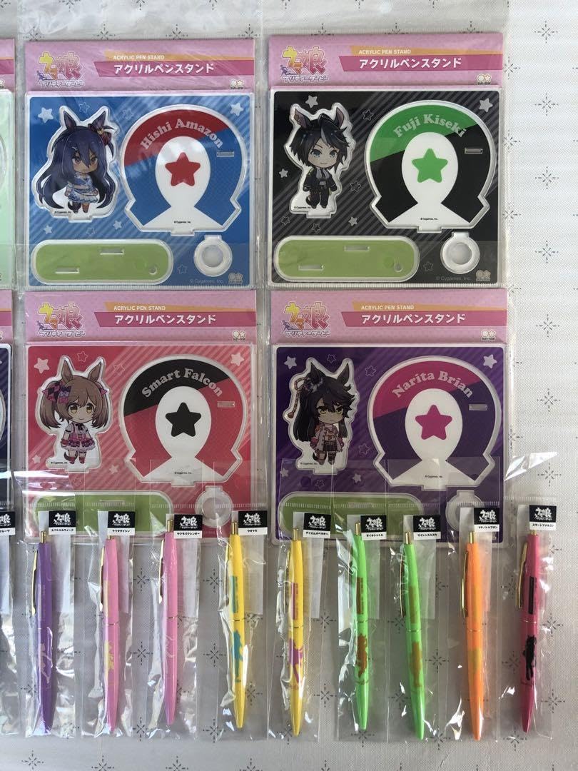 ウマ娘 アクリルペンスタンド/クリックボールペン フルコンプリ－ト‼️ Amazon | ウマ娘 アクリルペンスタンド クリックボールペン